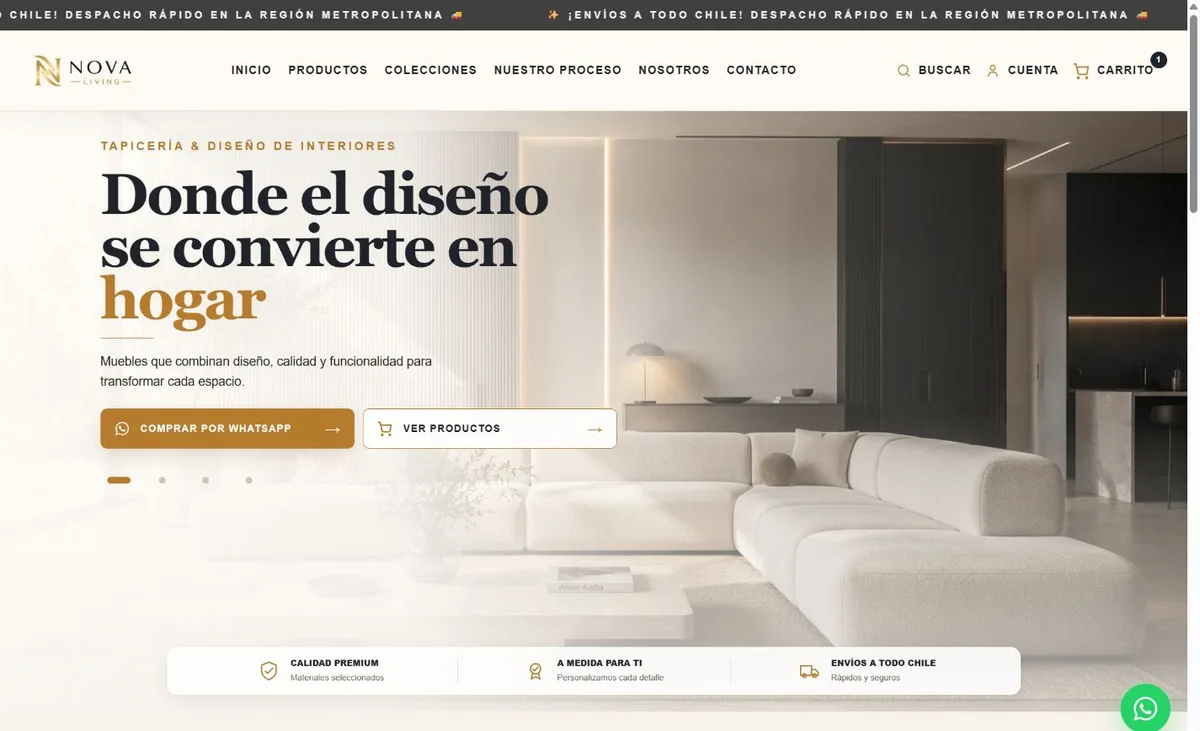 Tienda online Nova Living